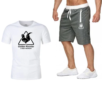 

Summer new - sportssuit men's Sweatshirt shorts summer men's T-shirt shorts casual suit sportswear men's clothing