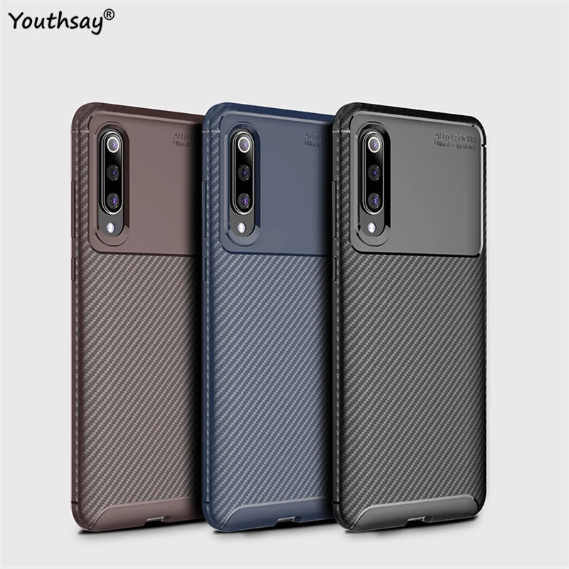 Чехол для Xiaomi Mi 9 Pro из мягкого углеродного волокна резиновый защитный чехол CC9 Note