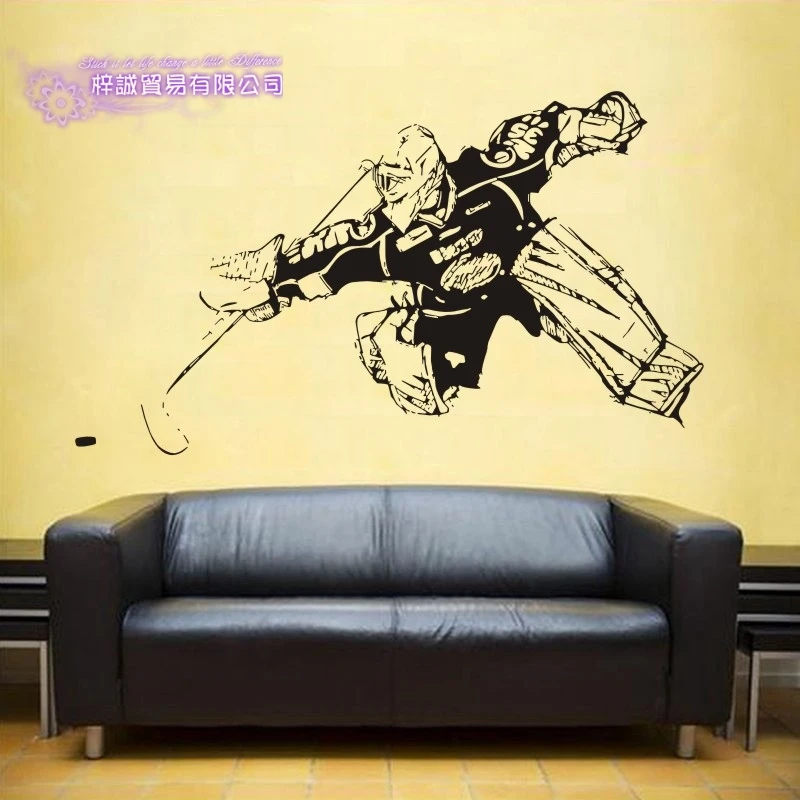DCTAL Ice Hockey Car Sticker Puck Decal Skiing Ice Sports Posters Vinyl Wall Decals Pegatina Decor Mural Sticker