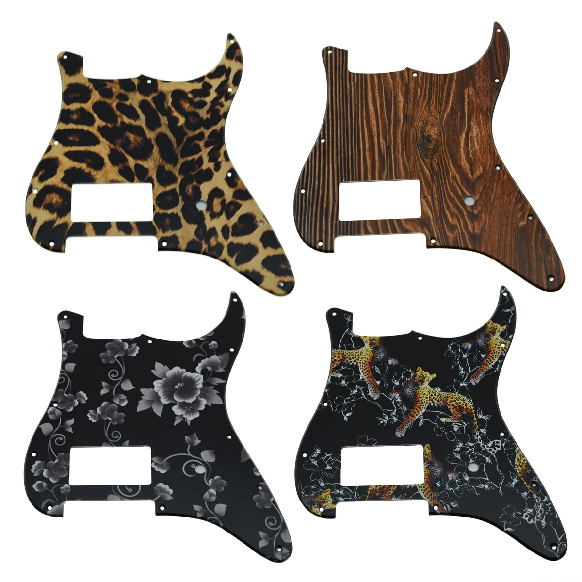 

Пластиковая накладка для гитары Ohello One Humbucker с 3D принтом, Накладка для царапин Strat, подходит для крыла Delonge для Stratocaster