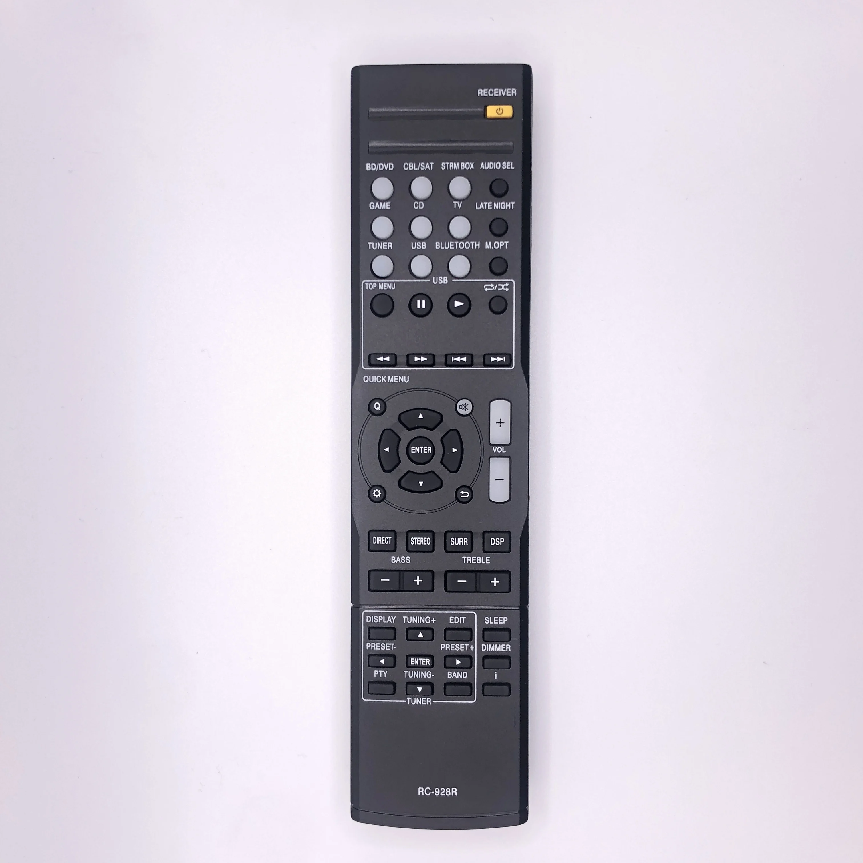 Nuovo Rc-928R Eposizionato A Distanza Misura Per Onkyo Ricevitore Av Altoparlante Tx-Sr353 Txsr353 Rc928R Rc-909R