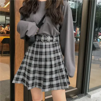 

2020 School Dresses Japanese Korean Version Students Cosplay Anime plaid Skirt Jk Uniforms Sailor Suit Short Skirts School