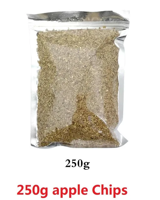 250g Apple Wood chip Новинка, генератор дыма для барбекю, гриля или курильщика, древесная пыль, горячее и холодное копчение, мясо лосося, сжигание, приготовление пищи, инструменты для барбекю из нержавеющей стали - Цвет: 250g Apple Wood chip