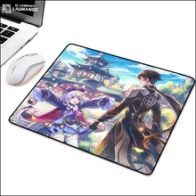 Genshin Impact Mouse for Computer Mat Gamers Accessories Gaming Laptops Extended Pad Laptop Gamer Pc Mats Desk Protector Cs Go