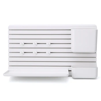 

GTBL Sticky Wall Storage Rack Creative Storage Box Creative Plastic Finishing Bathroom Kitchen Rack Multifunctional Storage Boar