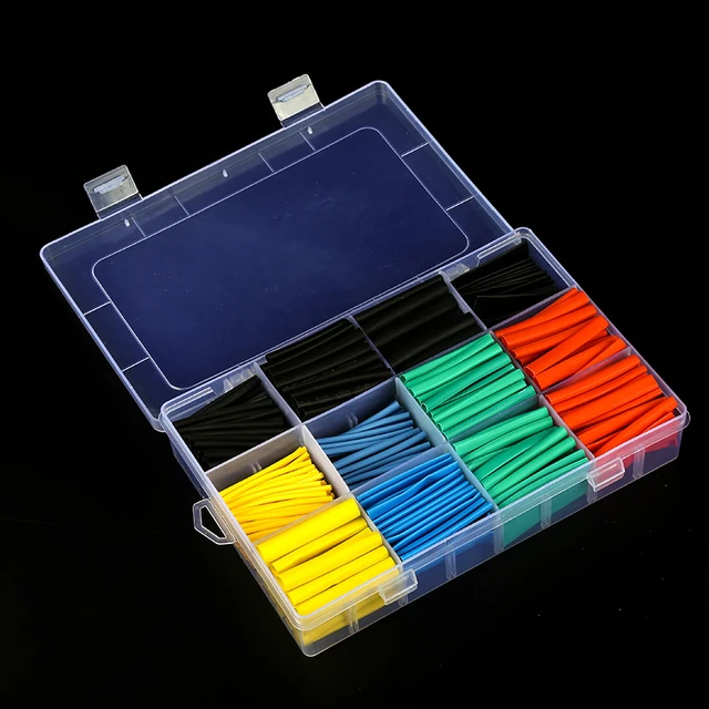 Heat Shrink Tube  Cable Sleeves - 530pcs Box Heat Shrink Tube Wire Tubing  Wrap - Aliexpress