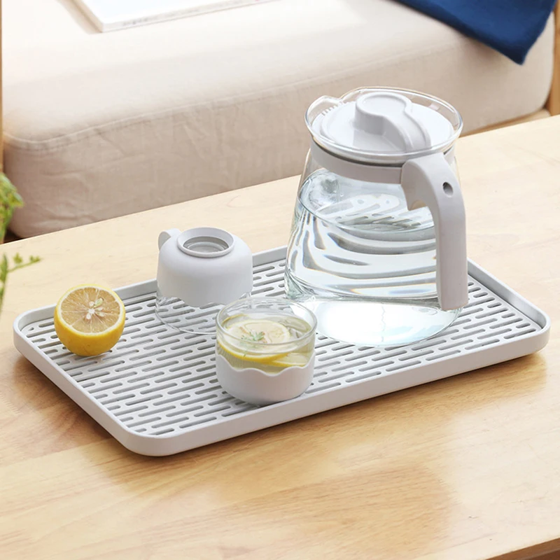 Kitchen Organizer Cup Storage Tray Double Layer Dish Drainer Fruit Vegetable Water Drain Racks Washing Drying Rack Serving Plate storage box,spice rack,storage tray,kitchen tray