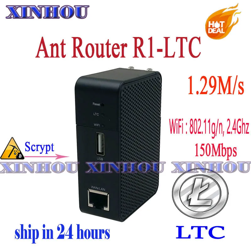 Майнер ANT MINER R1 майнер с соотношением сторон 1 29 м/с Scrypt Litecoin и беспроводной