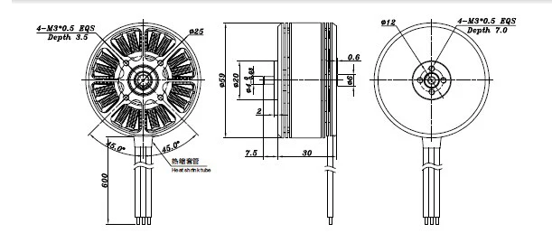 SUNNYSKY X5212S 280KV 340KV бесщеточный двигатель для мультикоптера квадрокоптера гексакоптер RC, Дрон вместо M5212
