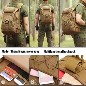 

Durable 35L BL013 Picnic Tactical Camping Bag Traveling Backpack Outdoors Drawstring Backpack Military Backpack
