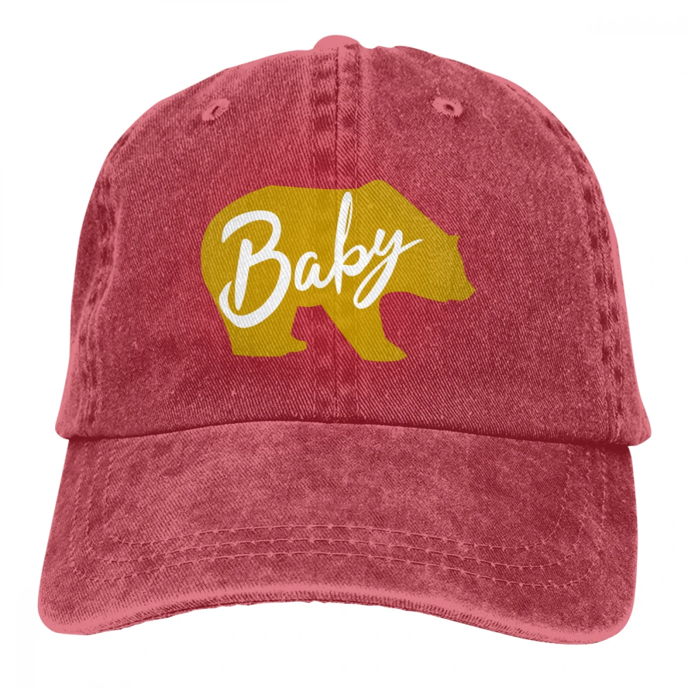 Детский медведь Casquette глубокий Хизер унисекс Мужские Женские джинсовые бейсболка с ремешком кепки Регулируемый Гольф папа шляпа