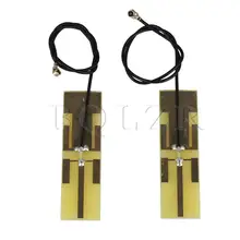 BQLZR 2x Внутренняя антенна с высоким коэффициентом усиления антенны IPEX1 48 мм x 14 мм провод Длина 20 см