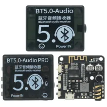 Mini bluetooth 5.0 decodificador placa receptor de áudio bt5.0 pro mp3 lossless player módulo amplificador de música estéreo sem fio com caso