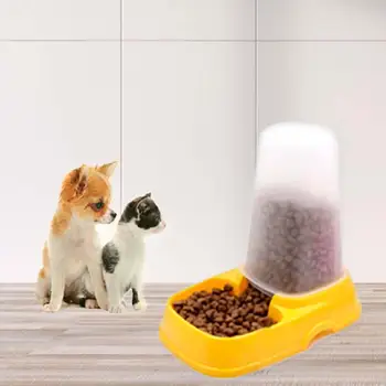 

1pcs Random Delivery Of Colors Water Cat Dog Small Pet Food Bowl Dispenser Feeder for