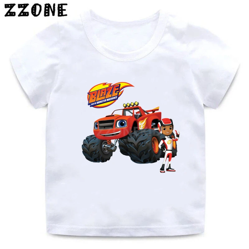 tees children's clothes Blaze And The Monster Machines Cartoon Kids Funny T-Shirts Baby Boys Cool Summer T shirt Children Tops Girls Clothes,ooo5402 children's t shirt with animals	