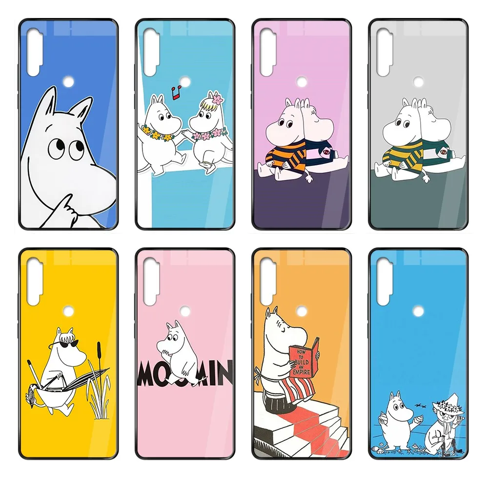 Мультипликационный мультипликационный Moomin tpu 3D чехол Etui черный для телефона