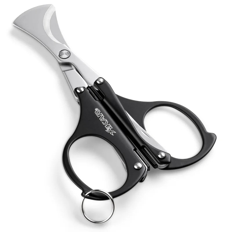  Portable New Arrival Folding Multi-function Cigar Cutter Suitable for All Sizes Cigar Scissors CLE-