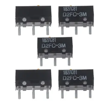 

5Pcs Original OMRON D2FC-3M 0.74N Yellow Dot Mouse Micro Switch Universal with 7N 10m 20m OF