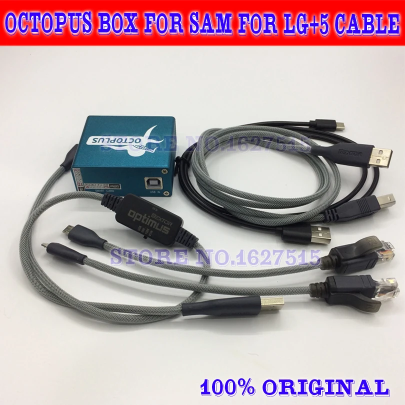 Gsmjustoncct новейшая коробка octopus / Octoplus для SAMSUNG и lg + 5 кабелей SAM Unlock Flash|Детали