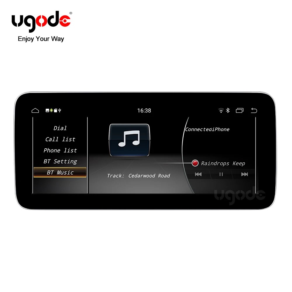 Ugode 2012-15 W176 X156 Android 9.0 Screen Car GPS Navigation Multimedia System Music Video Player For Benz GLA/ CLA /A NTG4.5 | Автомобили