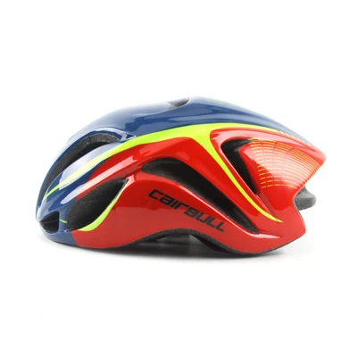 blue red CAIRBULL tt триатлон велосипедный шлем для мужчин Сверхлегкий дорожный гоночный велосипед для взрослых aero велосипедные шлемы оборудование для женщин защитные шапки - Цвет: blue red