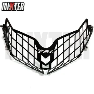 Image 4 - Motorcycle Accessories Stainless Steel Front Headlight Grille Guard Cover Protector For Benelli TRK502 TRK 502 TRK 502 TRK502X