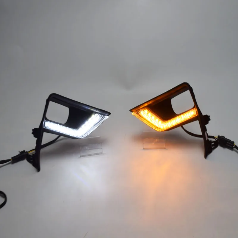  Car flashing 2PCS LED For Toyota Land Cruiser Prado 2018 DRL Daytime Running Light Daylights Fog la - 4000248524201