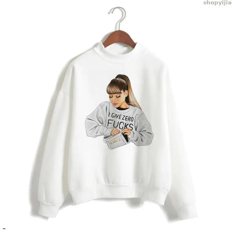New Women Cartoon Print God Is A Woman Sweatshirts No Tears Left To Cry Hoodie Pullover Warm Tops Sweatshirt | Женская одежда