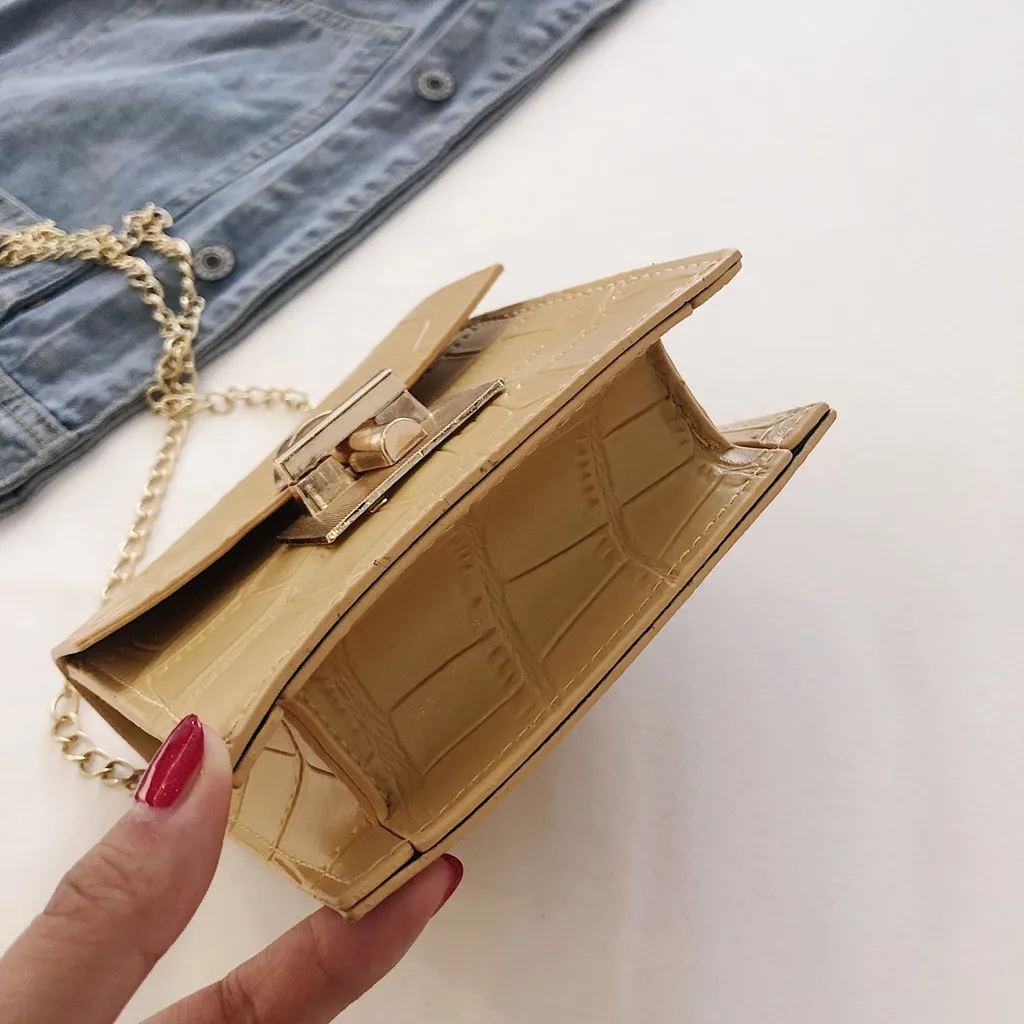 Женские сумки модные bolsa feminina Женская однотонная кожаная сумка на плечо с замком сумка-мессенджер женские сумки
