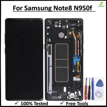 

Amoled Display LCD +Frame For SAMSUNG Galaxy NOTE 8 N950 N950F LCD Touch Screen Assembly Digitizer Glass For Galaxy NOTE8 lcds