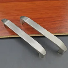 Современный минималистичный Стиль щеткой Серебряная ручка цинковый сплав ящик с ручками дверная ручка шкафа 547