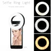 Updated 3200K-6500K 40 LED Lamps Selfie Ring Light for iPhone Andriod Vlog Ring Light Selfie Fill Light Enhancing USB Charge ► Photo 1/6