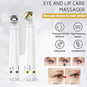 

Eye Lip Facial Massage Skin Care mini Pen Iontophorm Remove Eye Bags Dark Circles Eye Care Beauty Health Anti Aging Wrinkle