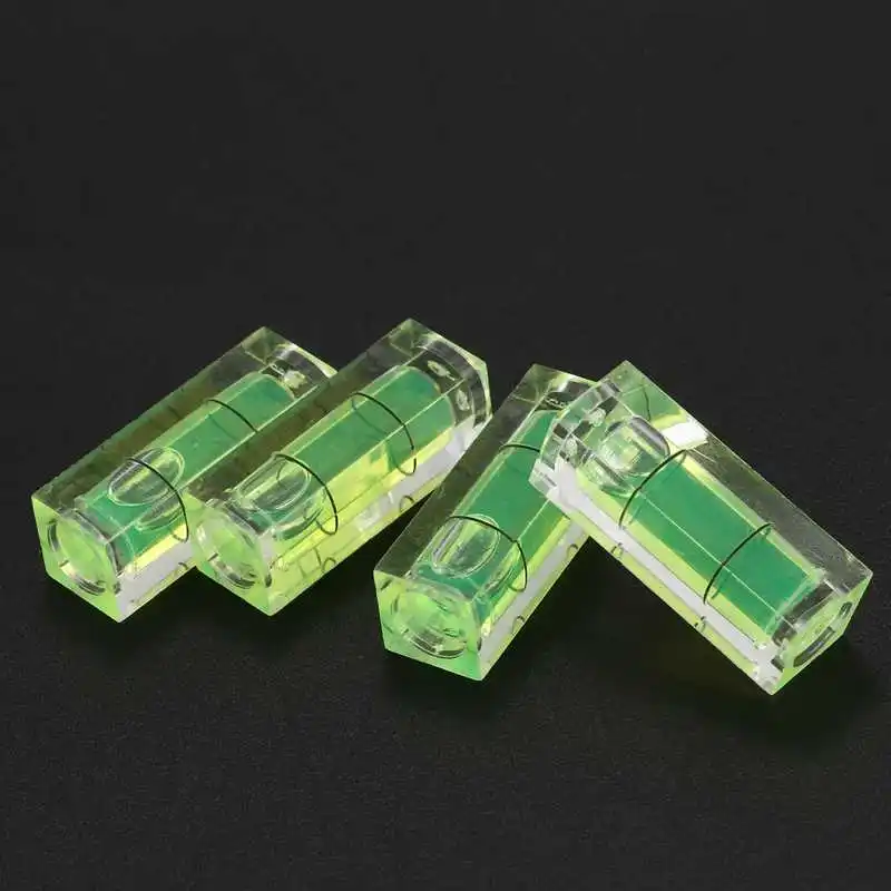 

4Pcs 10x10x29mm Universal Square Bubble Spirit Level Tripod Measuring Camera