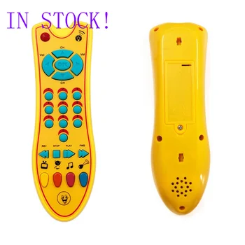 

Kids Musical Tv Remote Control Toy With Light And Sound Early Education Learning For Children Kids Toys Funny Accessories
