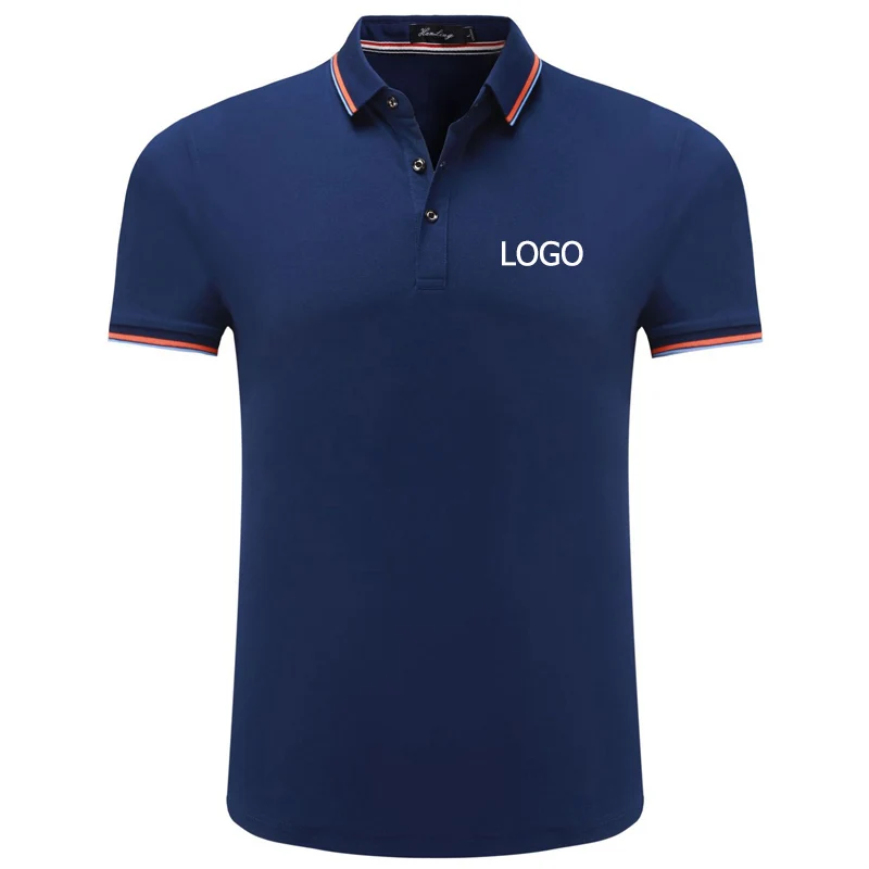 

Polo Shirts Men Custom Logo Uniform Polo Shirt Embroidery Logo Digital Printing Clothing Hot Stamping Top Team Clothing