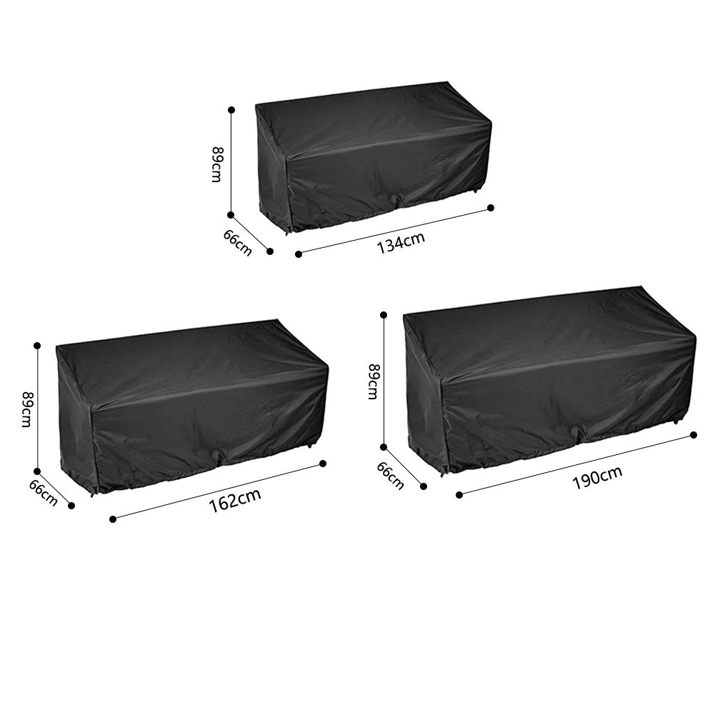 Seat Waterproof Park Cover Anti Dust Protector Long Patio Furniture UV Resistant Chair Foldable Outdoor Garden Sun Shade