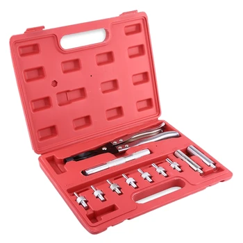

11 Pcs Valve Seal Remover Installer Kit, Valve Stem Seal Plier with Plier Driving Sockets & Drive Handle & Adapters