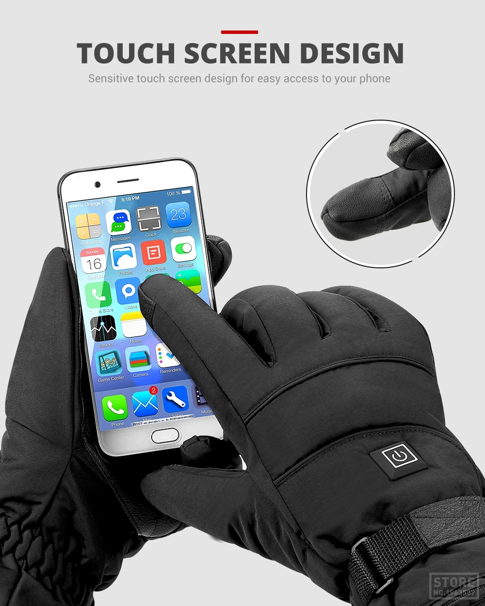 Водонепроницаемые мотоциклетные перчатки с подогревом, мотоперчатки с подогревом, USB грелка для рук, электрическая батарея, тепловые перчатки с подогревом