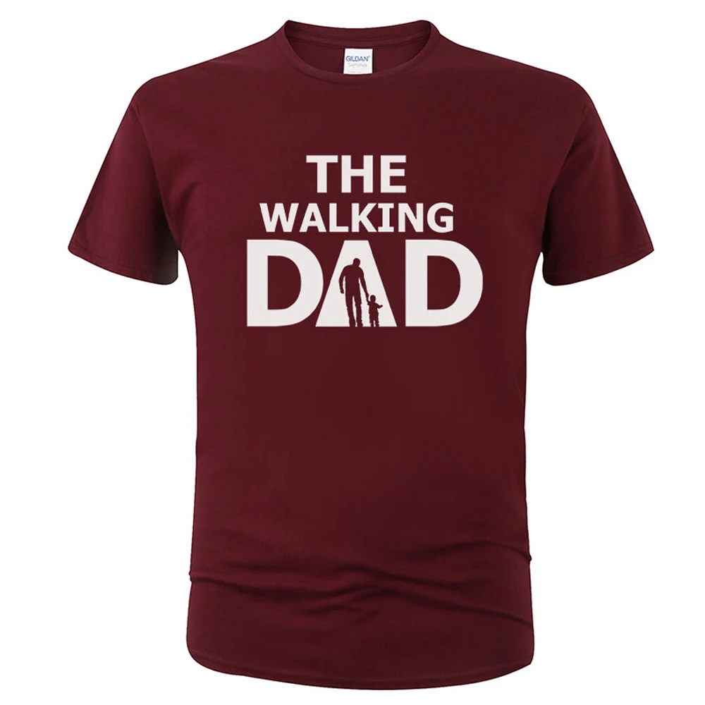 The Walking Dad T Shirt Men Summer Casual Cotton Father's Day T Shirt