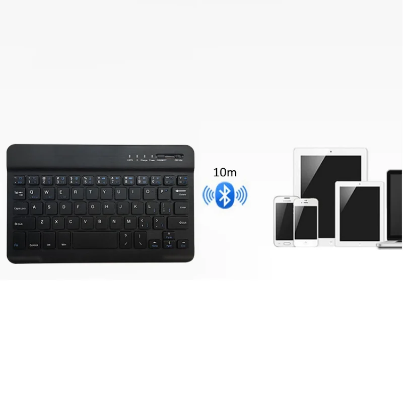 Универсальная Портативная тонкая Мини Беспроводная Bluetooth клавиатура для планшета, ноутбука, смартфона, iPad, поддержка системы Android IOS, телефона