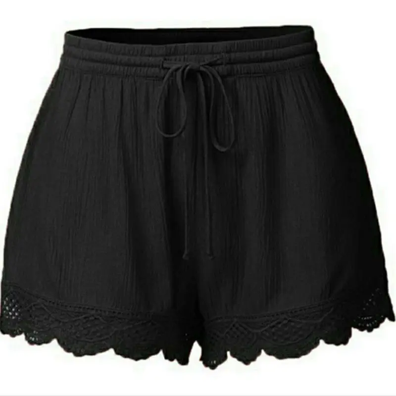 Новые летние шорты женские повседневные короткие брюки женская спортивная одежда свободные хлопковые льняные брюки плюс размер L-5XL