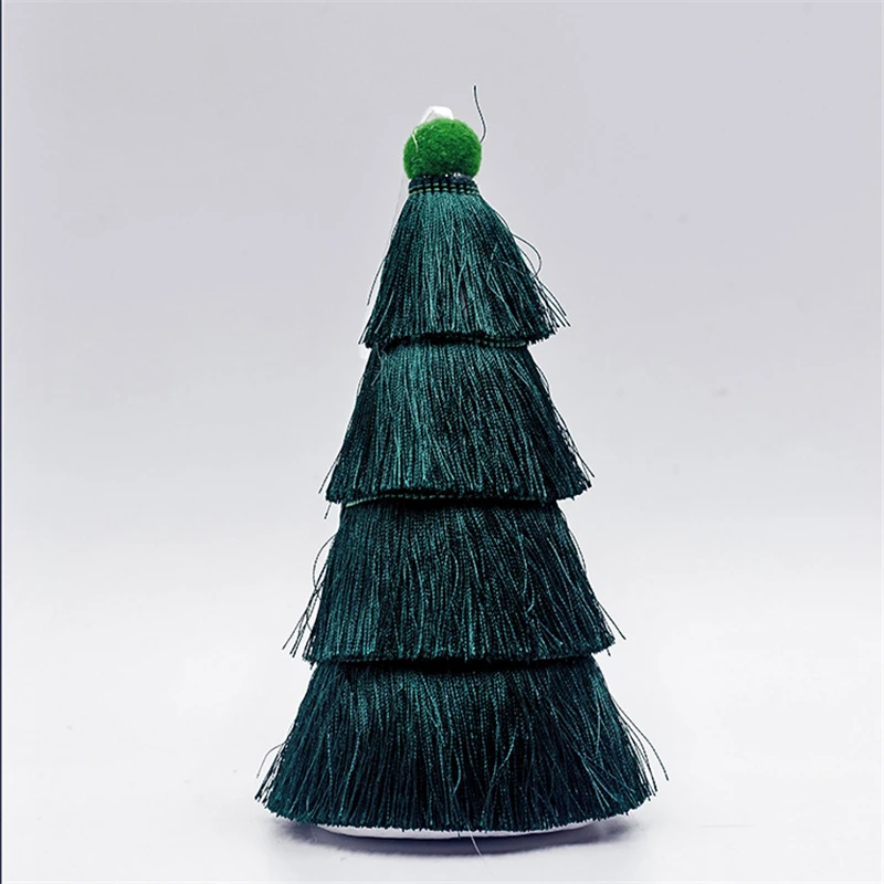 Tree-Green Рождественские украшения для дома, креативные, обитый тканью игрушки для рождественской елки украшения год Дети подарок натальное дерево декор - Цвет: Tree-Green