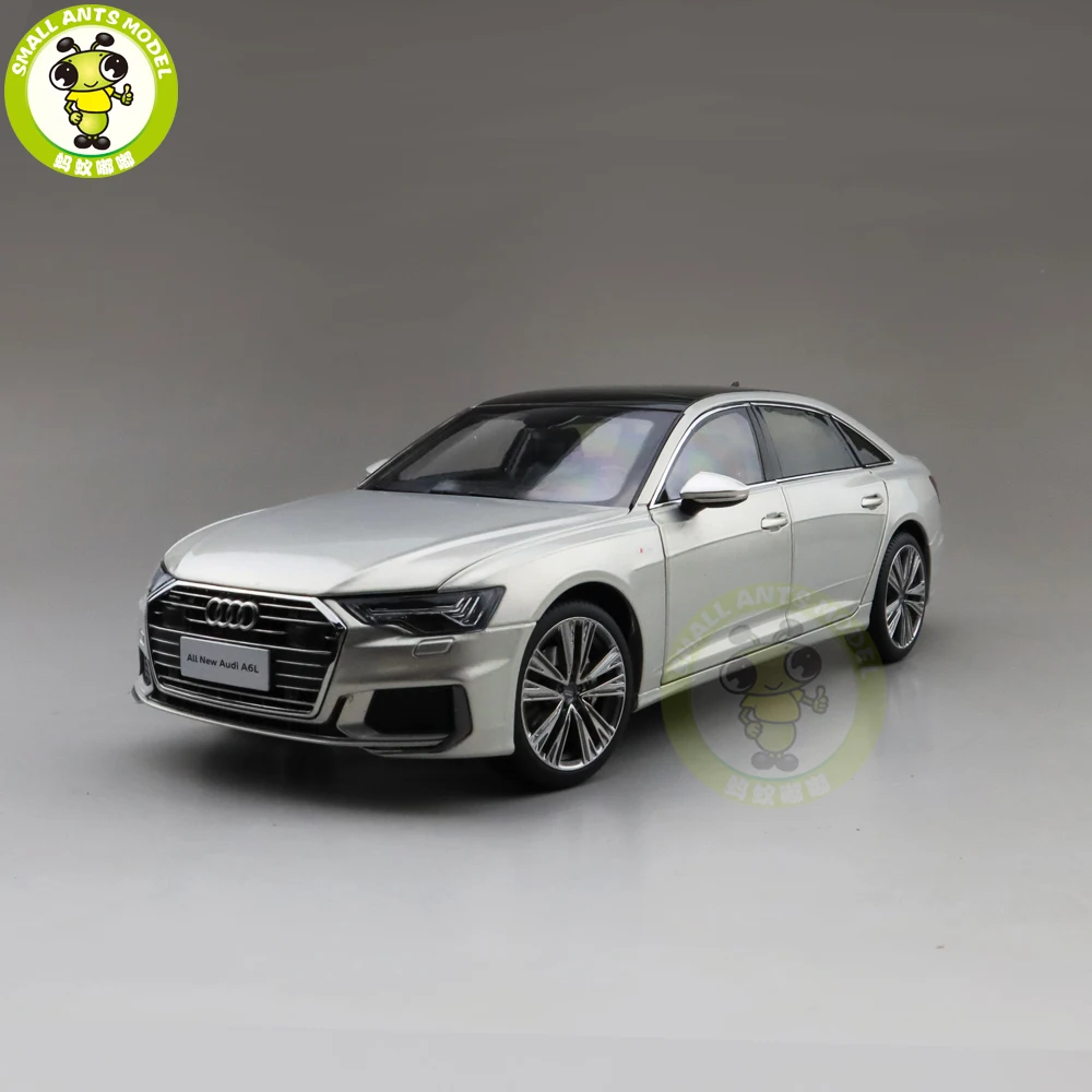 1/18 все новые Audi A6 A6L 2019 литая под давлением модель автомобиля игрушка подарок для мальчика девочки коллекция светло-золотой