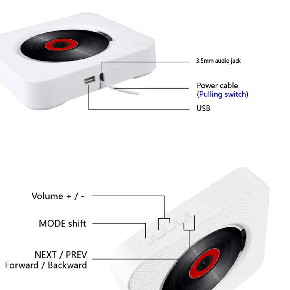 HOME OFFICE SURROUND SOUND SYSTEM CD MP3 PLAYER REMOTE CONTROL NEW