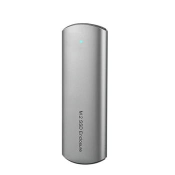 

Sdd Mobile Hard Disk Box Type-C Hard Disk Box M.2 Nvme/Ngff Dual Protocol Solid State Hard Disk Box