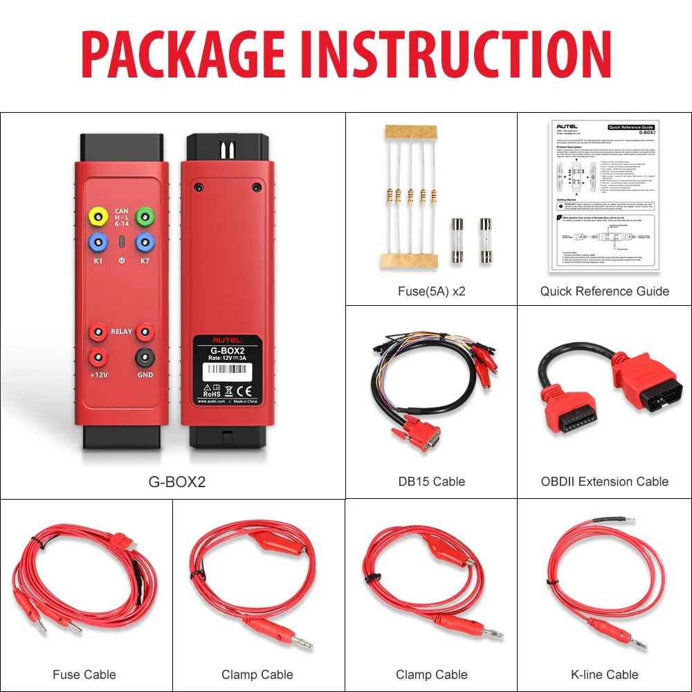 AUTEL G BOX2 инструмент для Mercedes Benz все ключи утеряны ECU считыватель f класса работать с