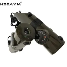 Компас открытый многофункциональный спасательный свисток инструмент выживания Кемпинг Туризм Высокоточный термометр