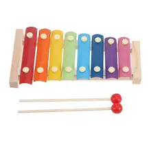 1 шт. ручной стук ксилофон милый очаровательны Умный прочный раннее образование поставки обучающие игрушки для детей Дети