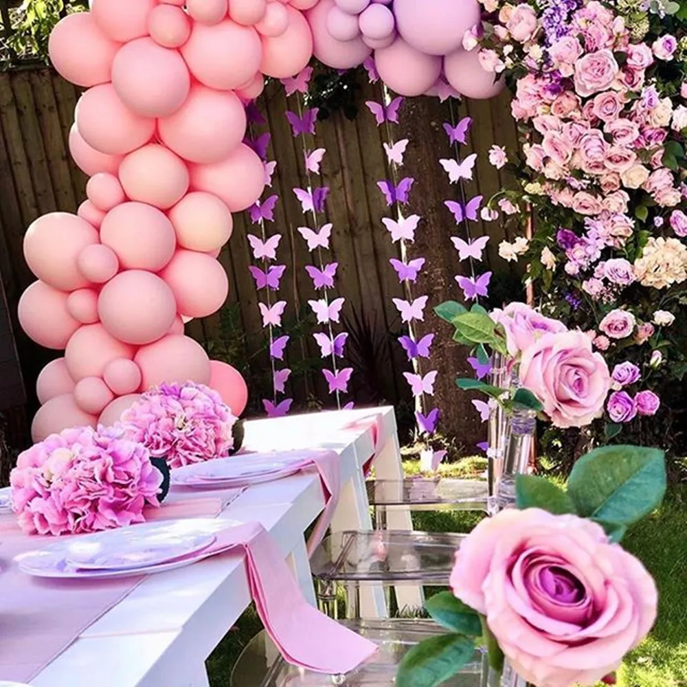 5 “10” 12 “18” 36 “Matte Pure Pink Balloon Art Shape Round Pink Latex ...